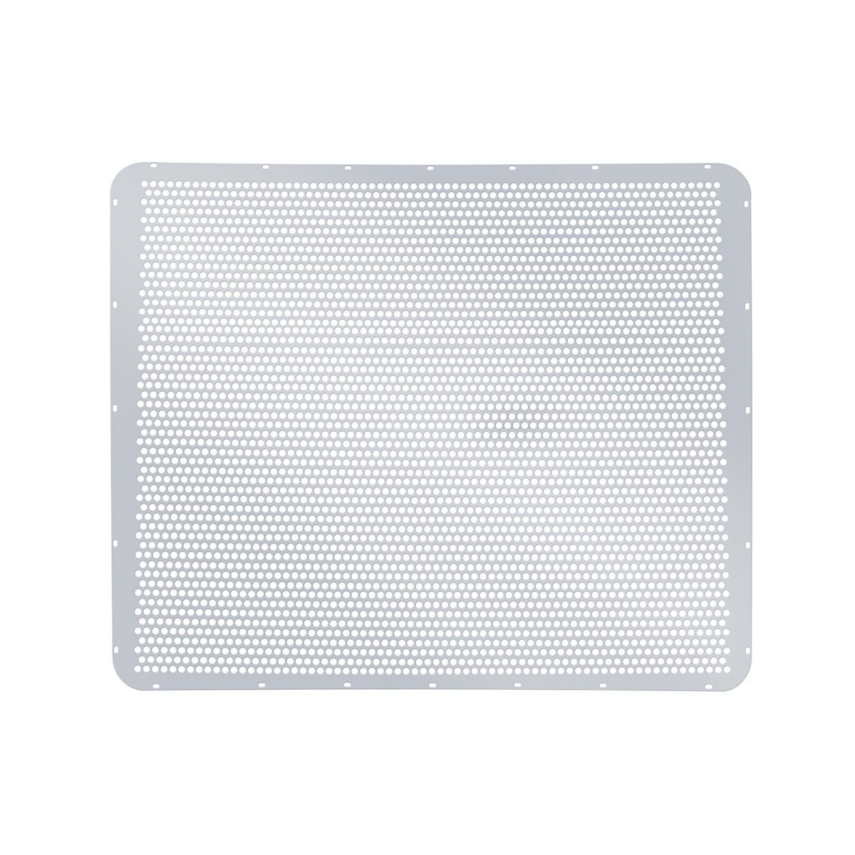 430 Stainless Grille Mesh For Peterbilt 379 With Extended Hood - Alternating Round Holes