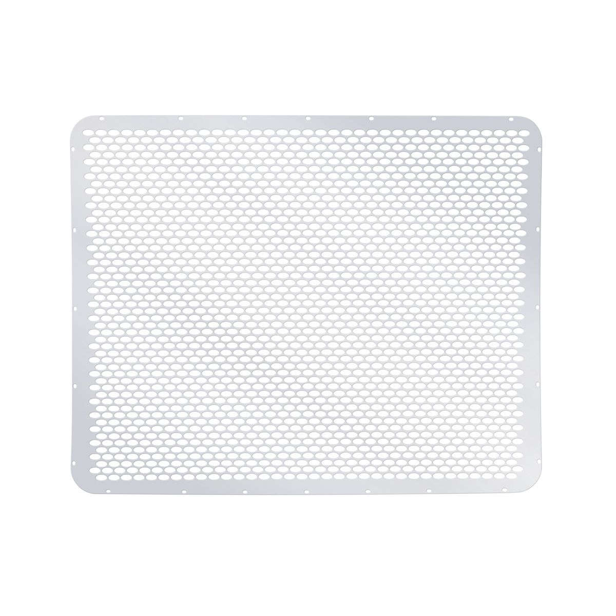 430 Stainless Grille Mesh For Peterbilt 379 With Short Hood - Alternating Oval Holes