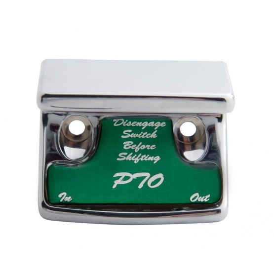"PTO" Switch Guard With Green Sticker