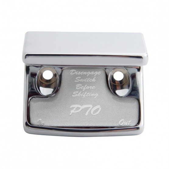 "PTO" Switch Guard With Silver Sticker