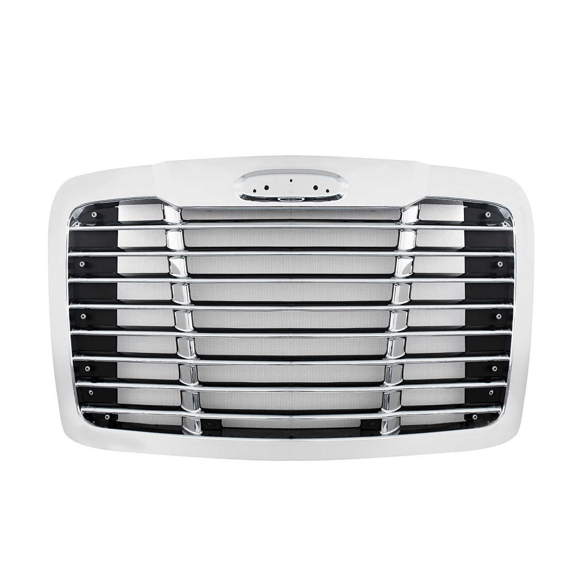 Winter Guard Edition Chrome Grille With Bug Screen For 2008-2017 Freightliner Cascadia - Thumbnail 2
