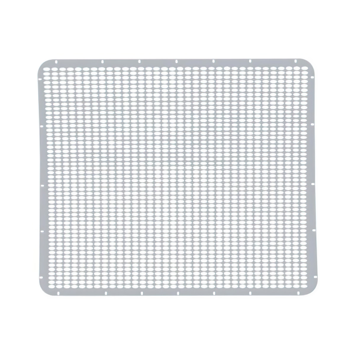 304 Stainless Grille Mesh For Peterbilt 379 With Extended Hood - Straight Oval Hole - Thumbnail 2