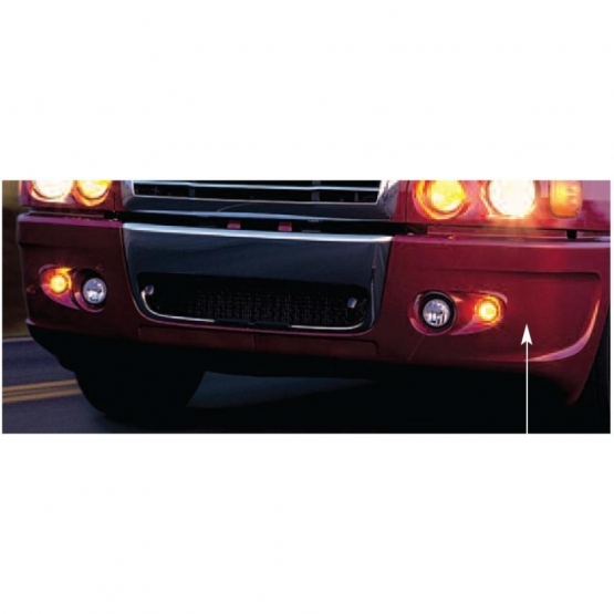 Bumper End Without Fog Light Hole For 2005-2010 Freightliner Century - Driver - Thumbnail 2
