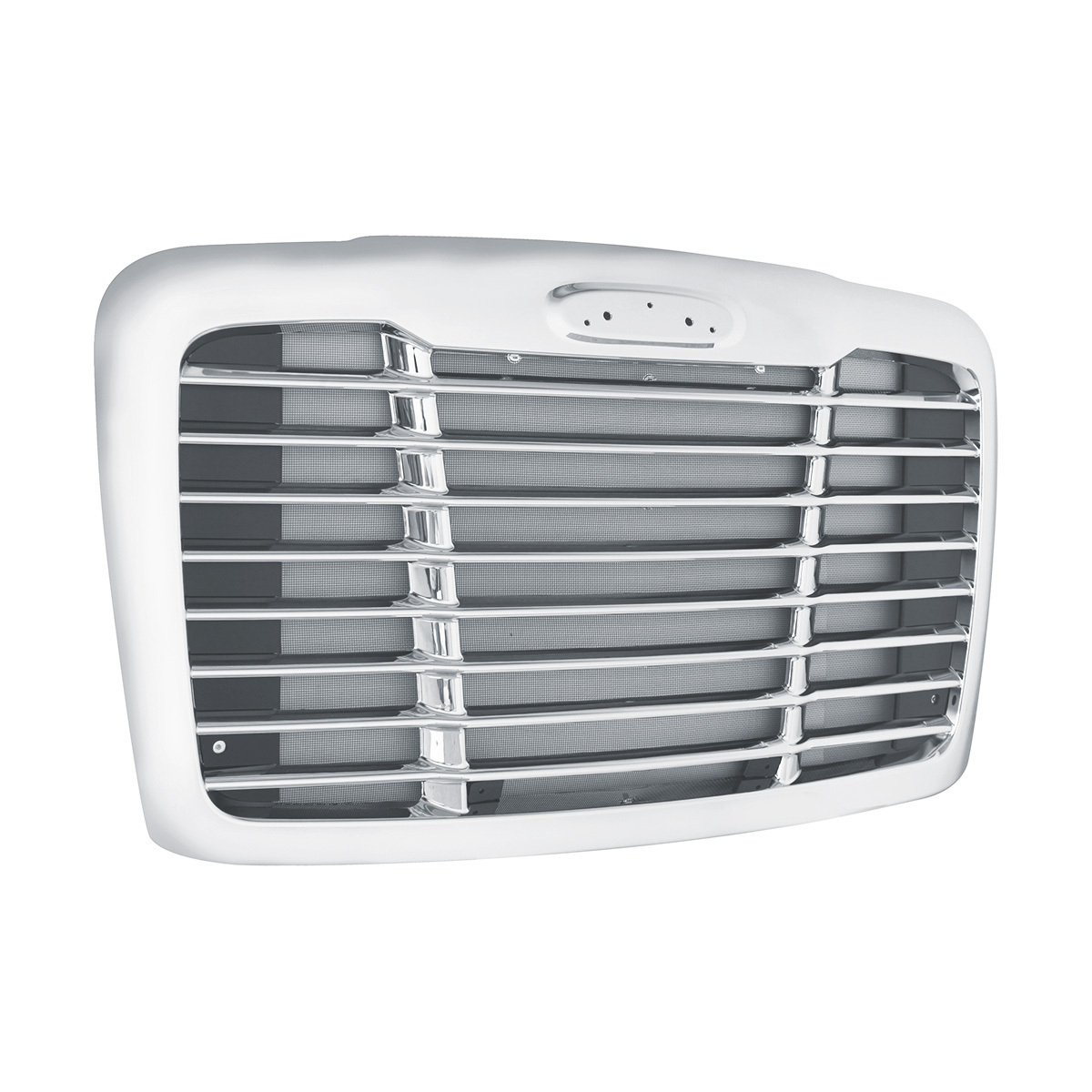 Chrome Grille With Bug Screen For 2008-2017 Freightliner Cascadia - Thumbnail 3