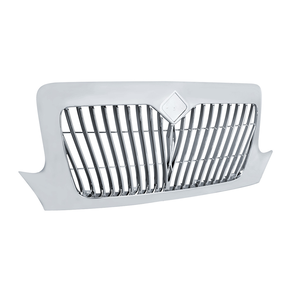 Chrome Grille With Curved Grille Bars For 2002-2018 International Durastar - Thumbnail 3