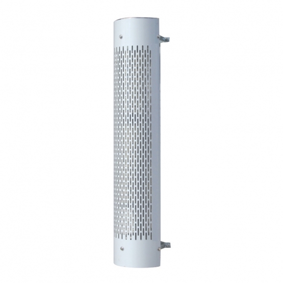 48" Tall 270 Degree Stainless Exhaust Muffler Shield For 9" Diameter Exhaust - Vertical Slot