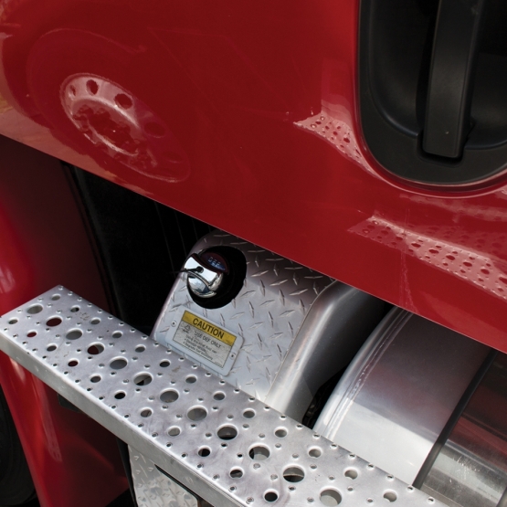 Chrome Plastic DEF Cap Cover For Freightliner - Thumbnail 2