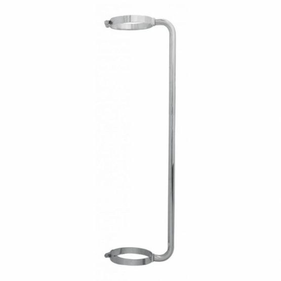 45" Chrome Exhaust Grab Handle - 6" Clamp