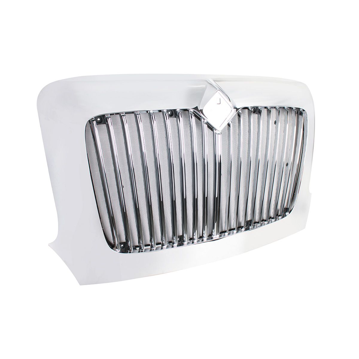 Chrome Grille With Bug Screen For 2002+ International Transtar