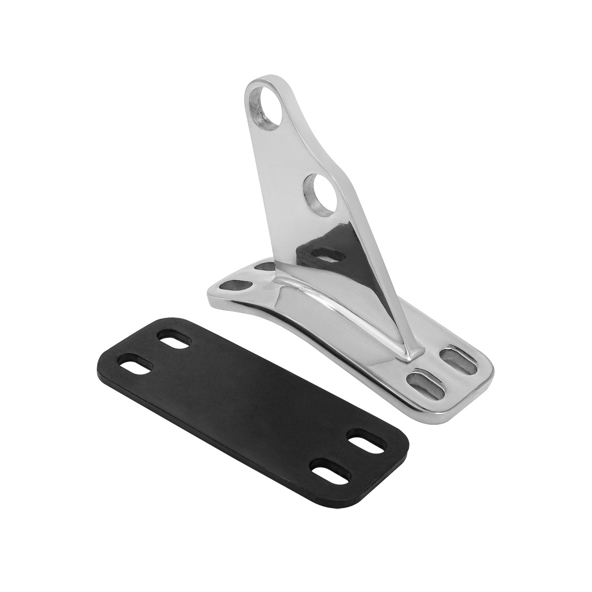 Stainless Steel Competition Series Angled Exhaust Bracket For Peterbilt - Thumbnail 4