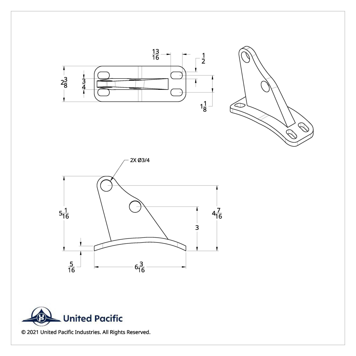 304 Stainless Steel Angled Exhaust Bracket For Peterbilt - Thumbnail 6