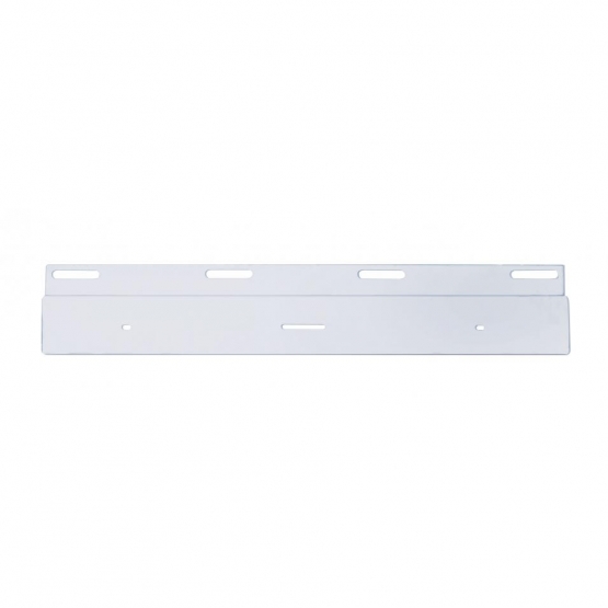 Stainless Top Mud Flap Plate - 17" Light Bar Cutout (Each)