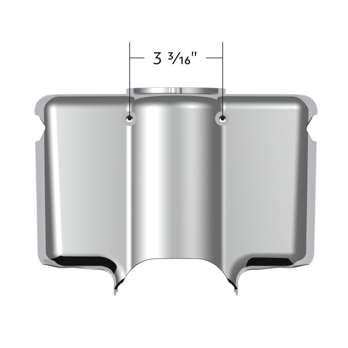 Chrome Plastic Upper Steering Column Cover For Peterbilt 379/378 (1998-2005), 335 (2005-2010), 330 (2000-2010) - Thumbnail 7