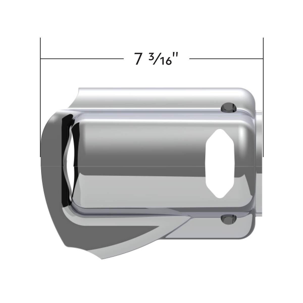 Chrome Plastic Upper Steering Column Cover For Peterbilt 379/378 (1998-2005), 335 (2005-2010), 330 (2000-2010) - Thumbnail 8