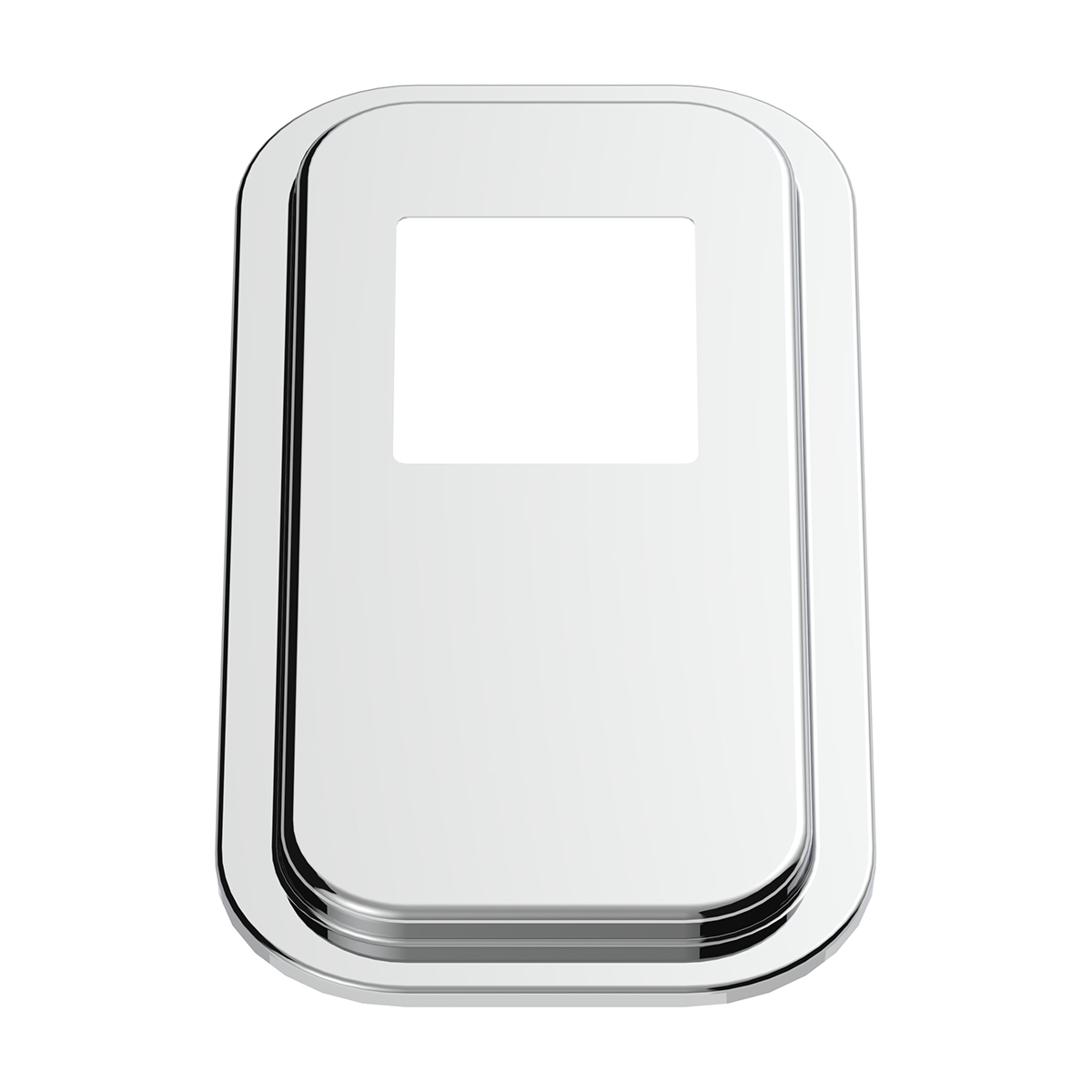 Peterbilt Stainless Steel Shift Plate Cover - Short Hood - Thumbnail 2