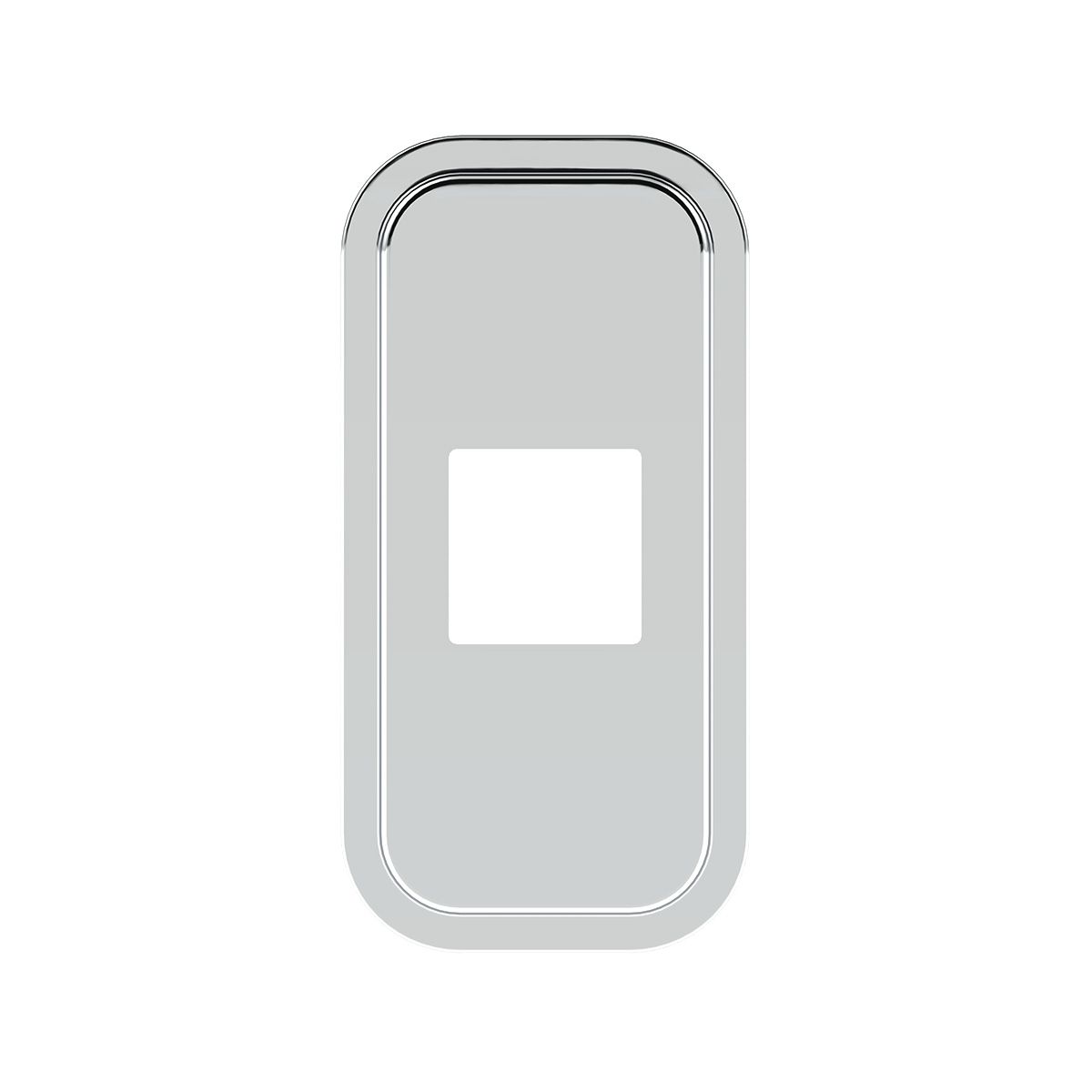 Peterbilt Stainless Steel Shift Plate Cover - 4-7/8" x 4-13/16" Opening