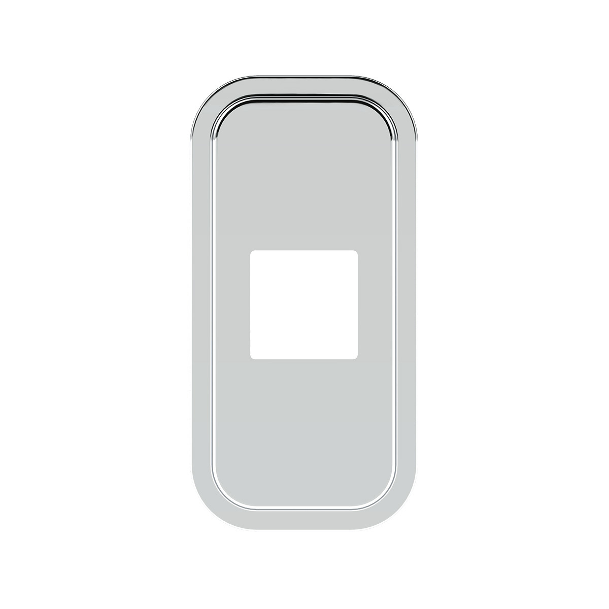 Peterbilt Stainless Steel Shift Plate Cover - 4-7/8" x 4-13/16" Opening - Thumbnail 6