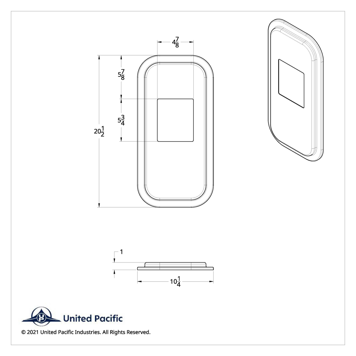 2005+ Peterbilt Stainless Shift Plate Cover - Thumbnail 6