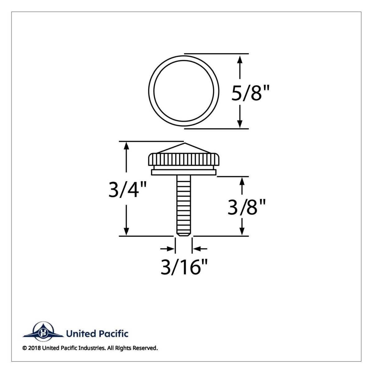 5mm CB Mounting Bolt With Amber Crystal (2-Pack) - Thumbnail 2