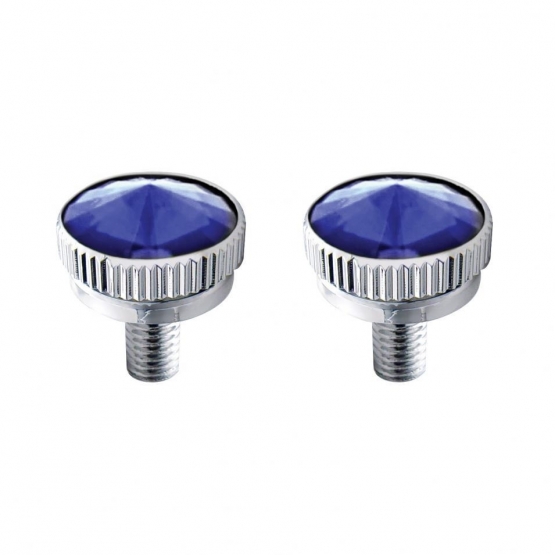 5mm CB Mounting Bolt With Blue Crystal (2-Pack)