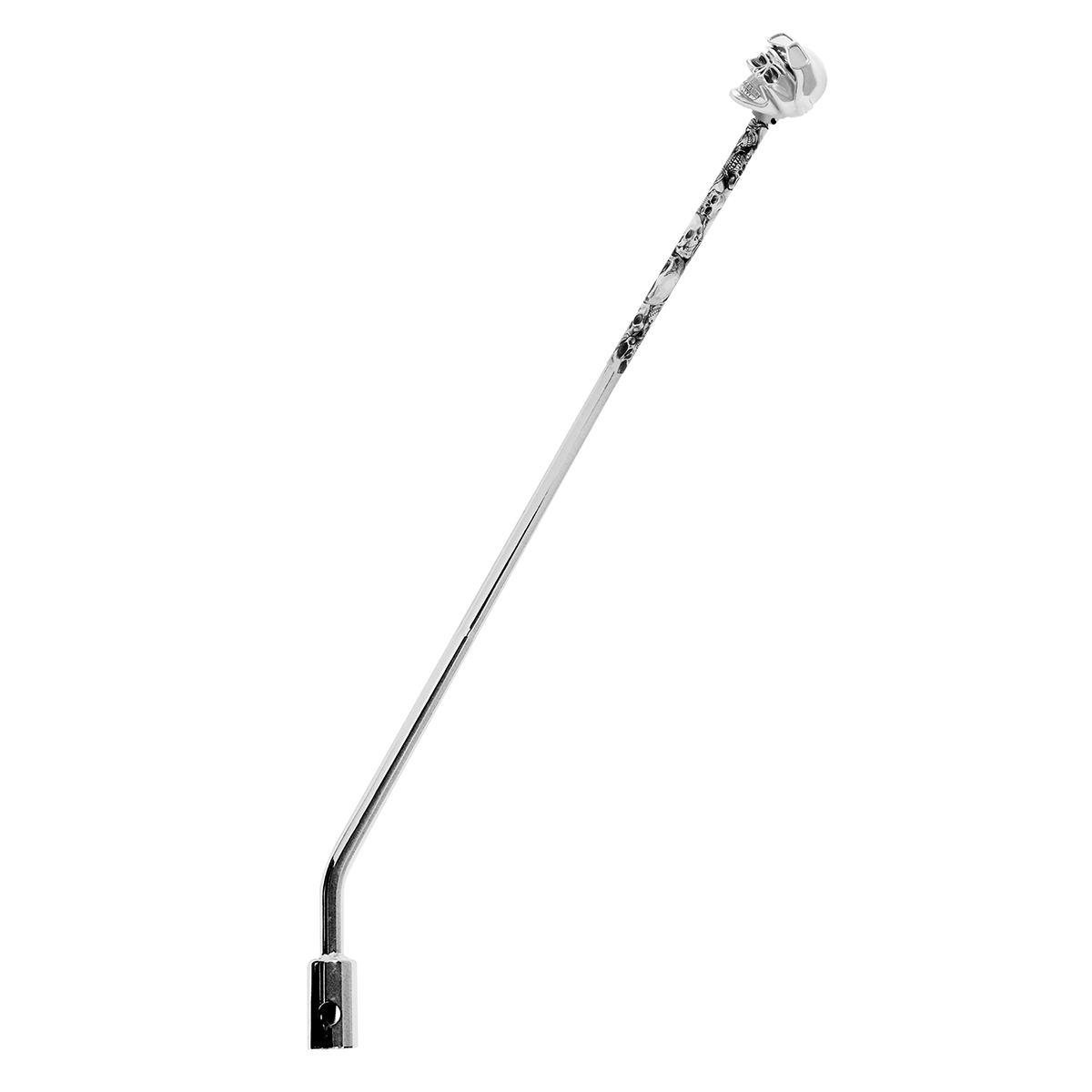 12" Skull Pattern Shifter Shaft Extension - Thumbnail 4