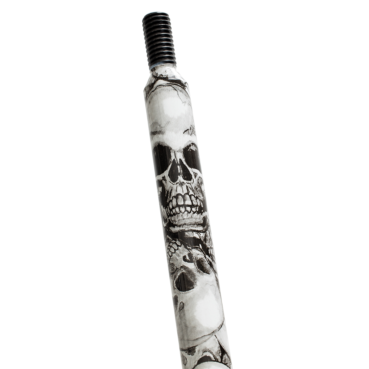 18" Skull Pattern Shifter Shaft Extension - Thumbnail 2