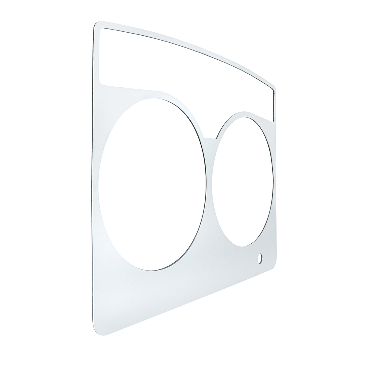 Stainless Speed/Tachometer Dash Panel Trim For 2006+ Kenworth W900, T800, & C500 - Thumbnail 2