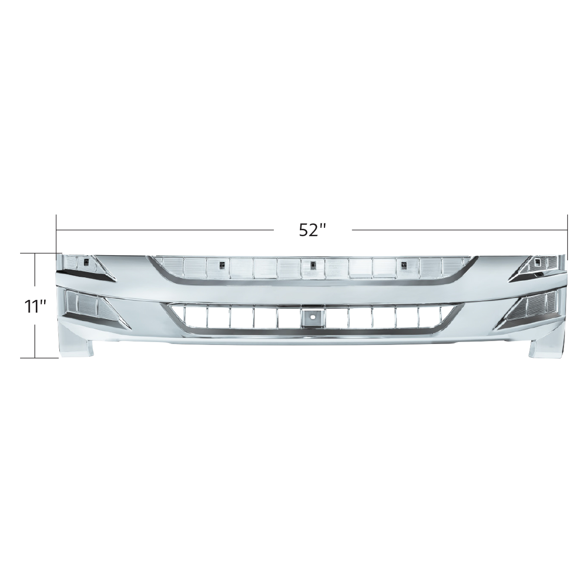 Chrome Grille For 2013-2024 Isuzu NPR (ELF 400/500/600) - Thumbnail 6