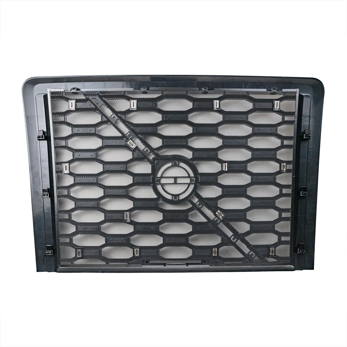 Grille With Bug Screen For 2018-2024 Volvo VNL-Black - Thumbnail 2