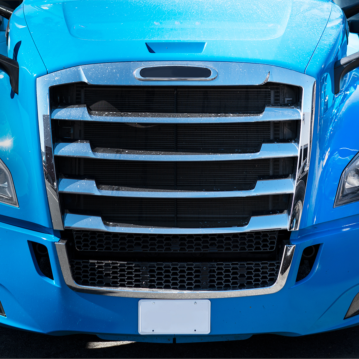 One Piece Bumper Mesh For 2018-2024 Freightliner Cascadia - Thumbnail 5