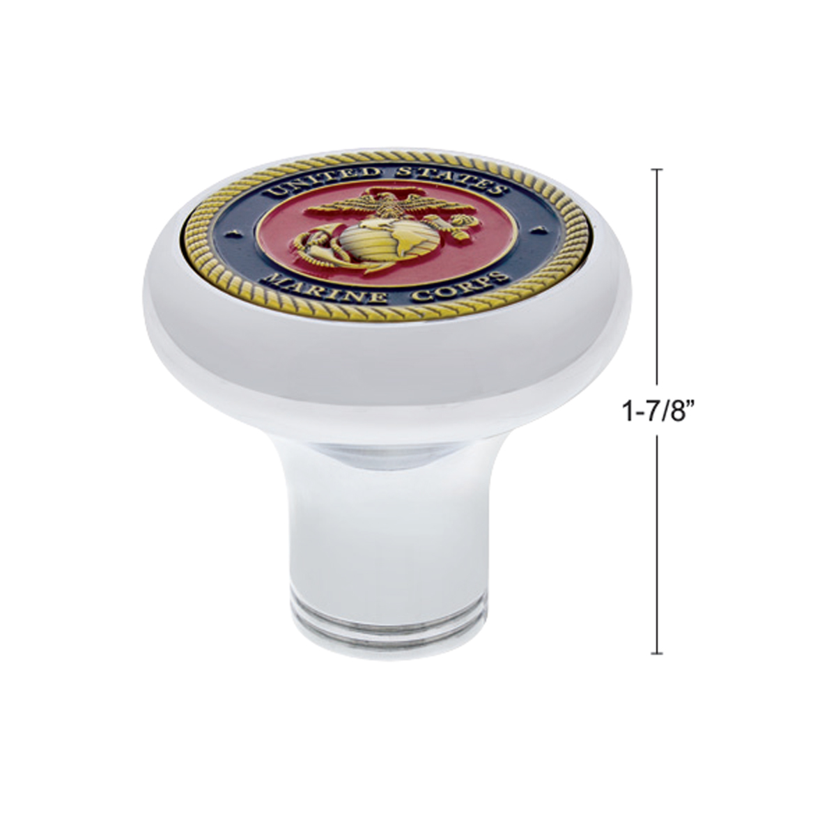 Deluxe Military Medallion Air Valve Knobs - Marine - Thumbnail 5