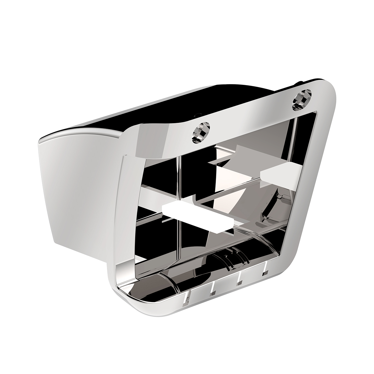 Chrome Plastic Ashtray Trim For 2006 And Newer Peterbilt - Thumbnail 2