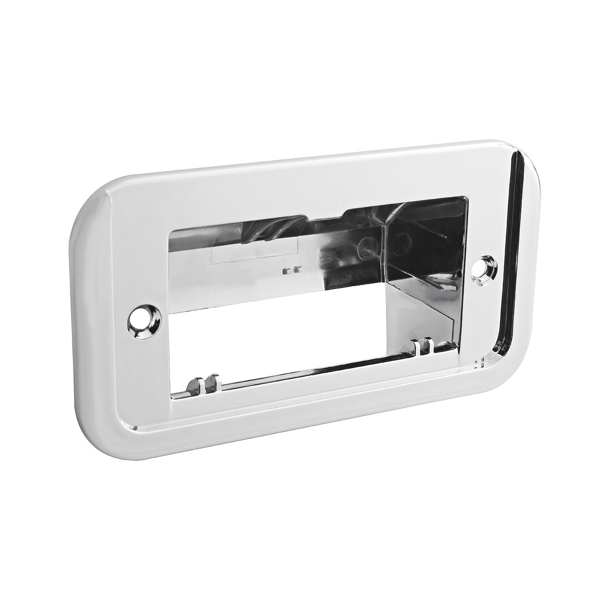 Chrome Plastic Ash Tray Housing For 2005 And Older Peterbilt - Thumbnail 2