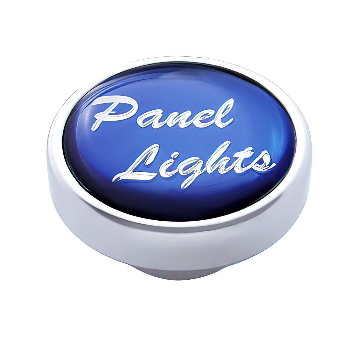 "Panel Lights" Dash Knob - Blue Glossy Sticker - Thumbnail 2