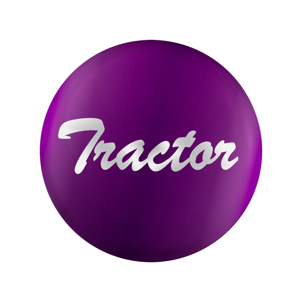 "Tractor" Glossy Air Valve Knob Candy Color Sticker -Candy Purple - Thumbnail 4