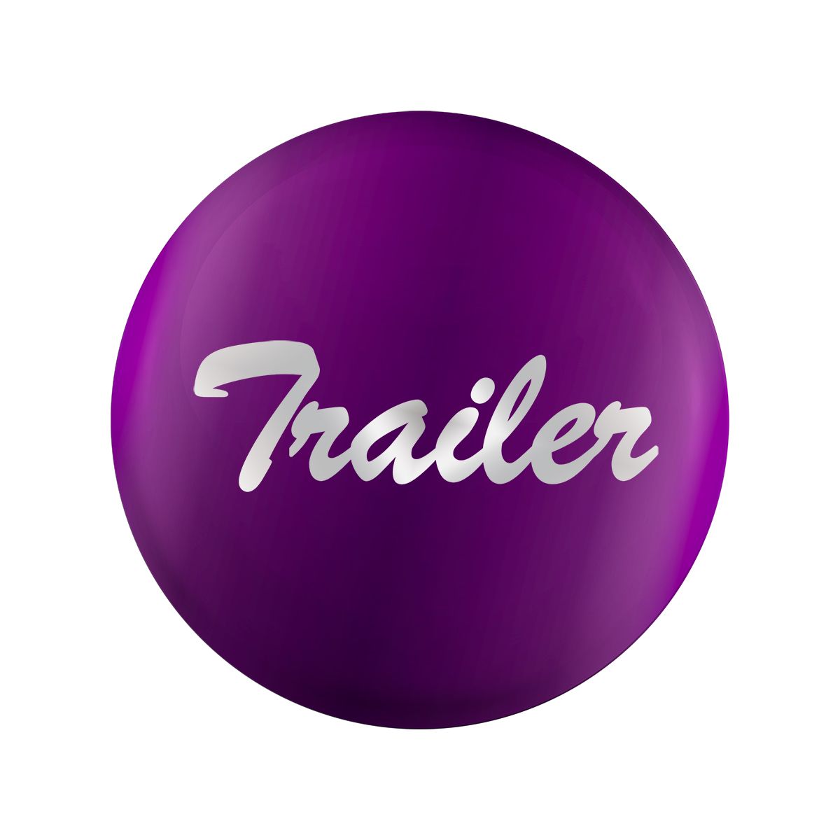 "Trailer" Glossy Air Valve Knob Candy Color Sticker - Candy Purple