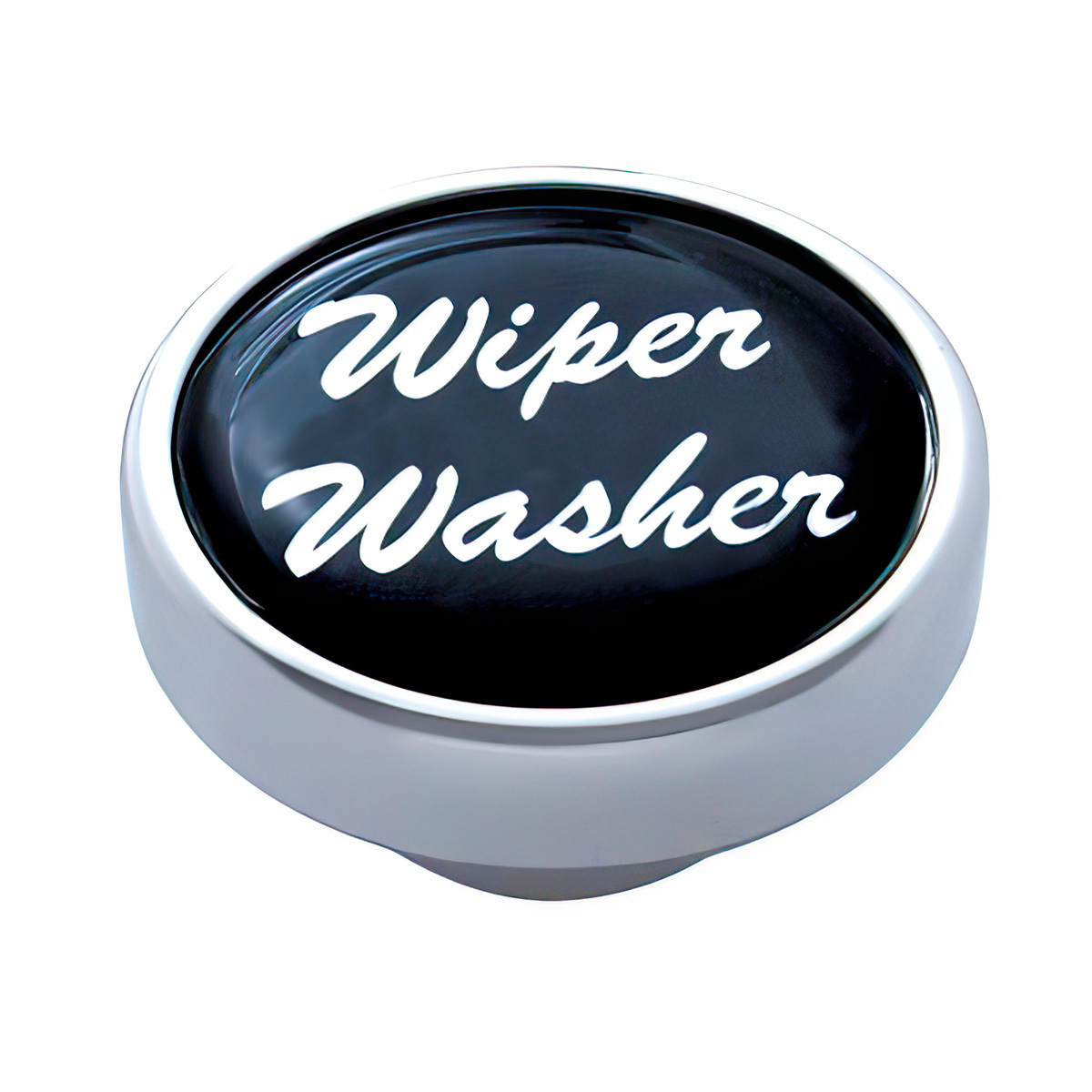"Wiper/Washer" Dash Knob - Black Glossy Sticker - Thumbnail 2