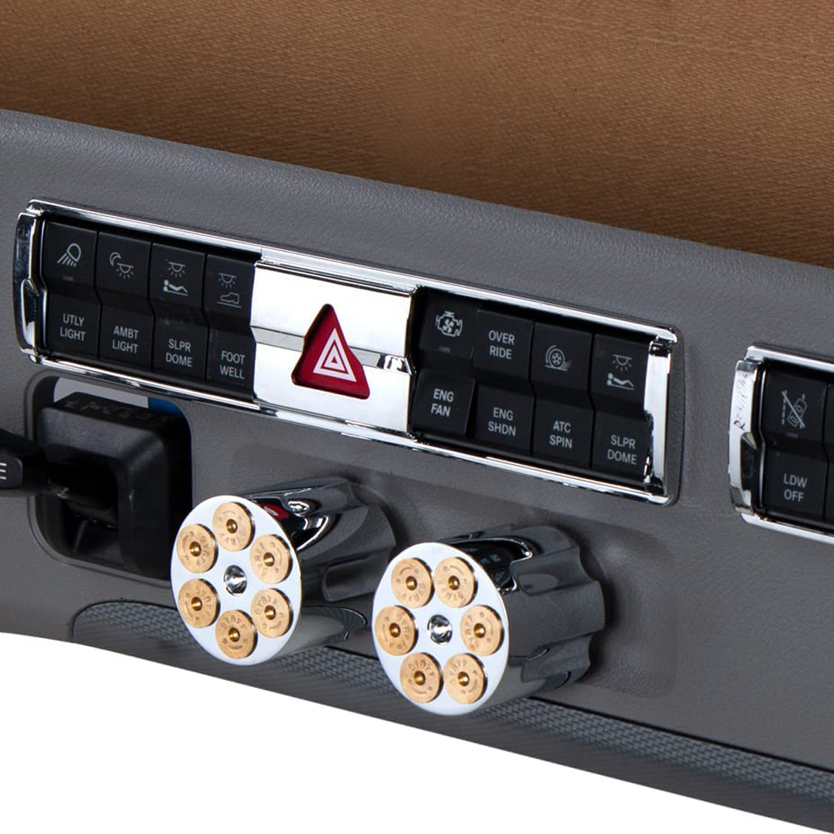 Chrome Aluminum Gun Barrel Air Valve Knob - Screw-On - Thumbnail 11