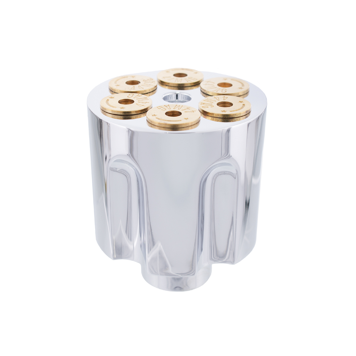 Chrome Aluminum Gun Barrel Air Valve Knob - Screw-On - Thumbnail 9