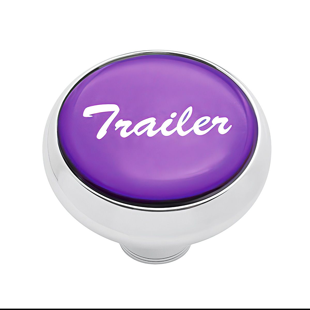 "Trailer" Deluxe Air Valve Knob - Purple Glossy Sticker
