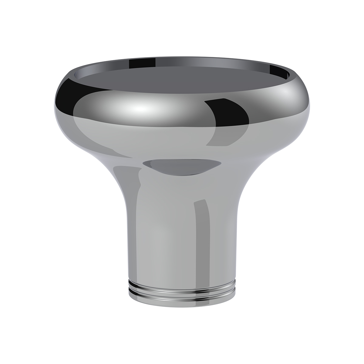 1/2"-13 Thread-On Aluminum Round Shift Knob - Chrome - Thumbnail 7