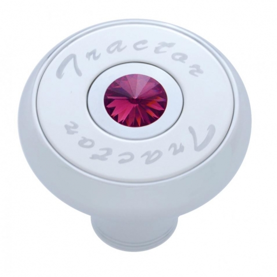 "Tractor" Deluxe Air Valve Knob - Purple Crystal
