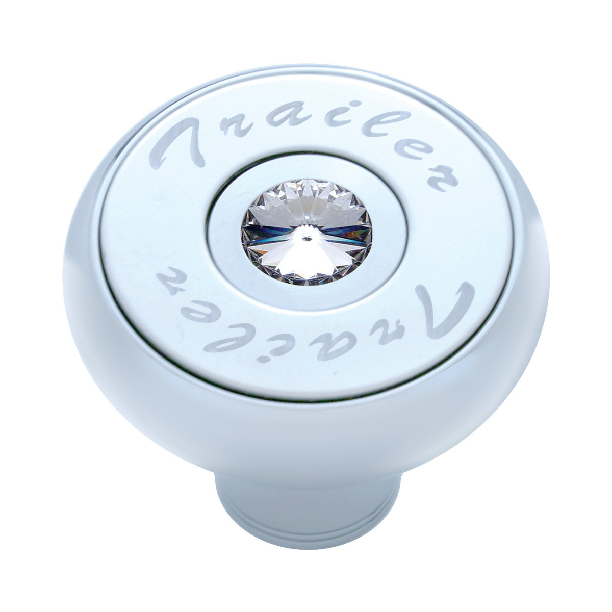 "Trailer" Deluxe Air Valve Knob - Clear Crystal - Thumbnail 2