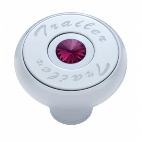 "Trailer" Deluxe Air Valve Knob - Purple Crystal