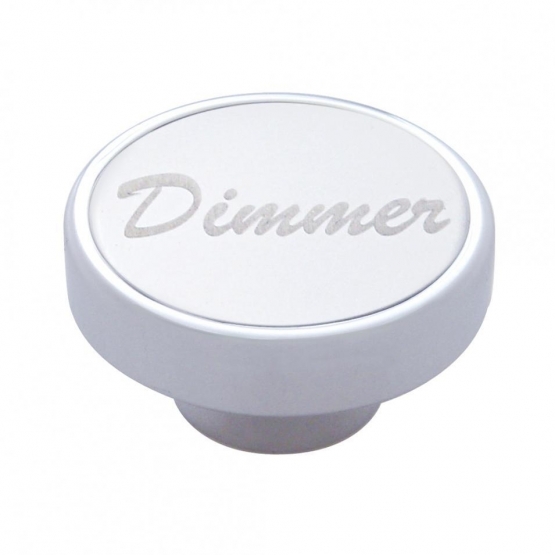"Dimmer" Dash Knob With Stainless Plaque