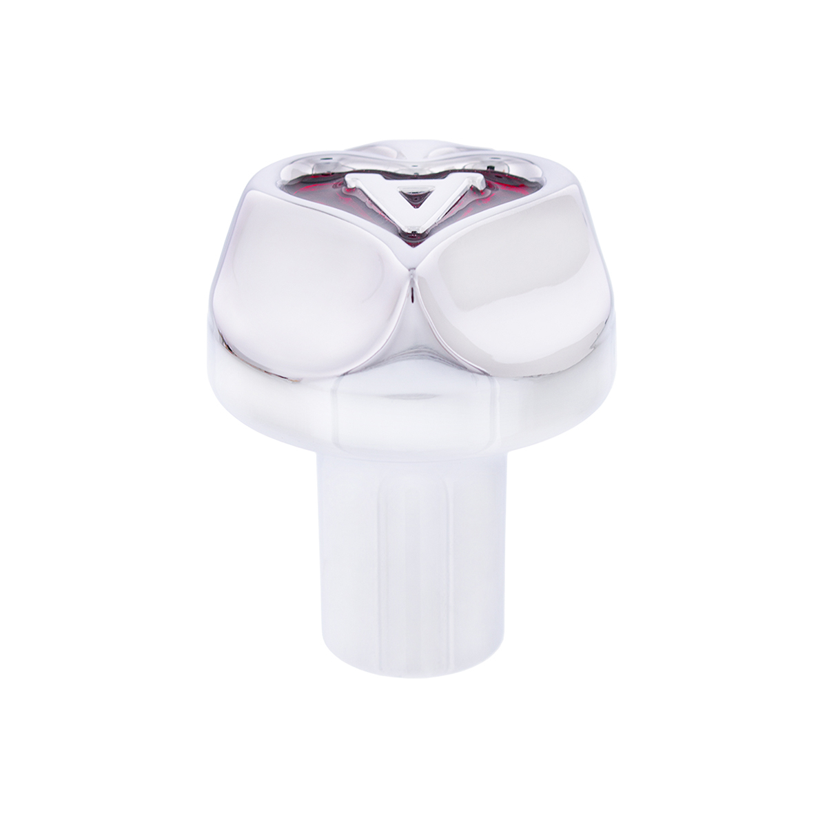 Ace Of Spades Air Valve Knob - Chrome With Red Inlay - Thumbnail 9