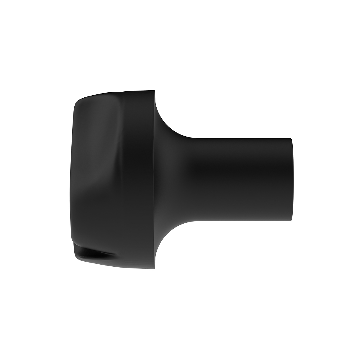 Ace Of Spades Air Valve Knob - Matte Black With Gloss Black Inlay - Thumbnail 3
