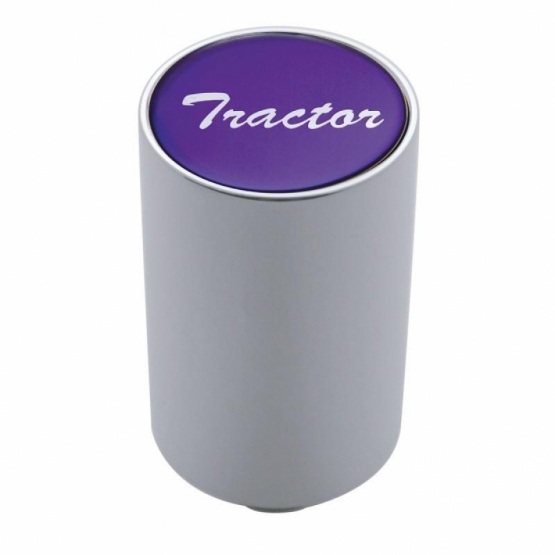 "Tractor" 3" Air Valve Knob - Purple Glossy Sticker