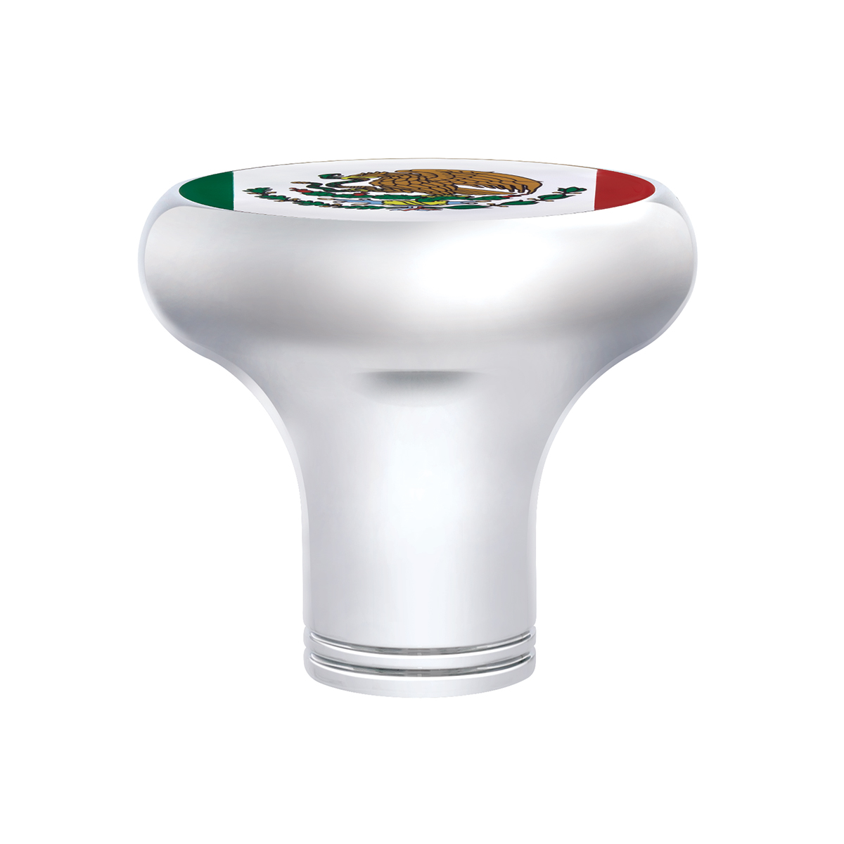 Deluxe Air Valve Knob - Mexico Flag - Thumbnail 2