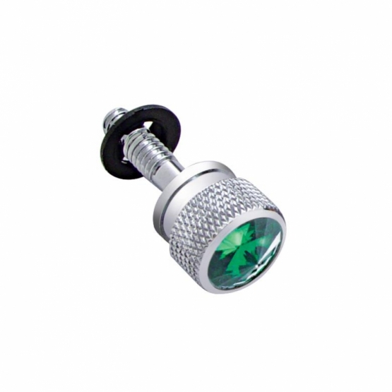 Dash Screw With Green Crystal For Peterbilt (2001-2005)(Bulk)
